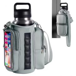 5 Pcs Sports Gym Bag with Gym Pouch Phone Pockets