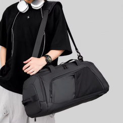 5 Pcs Large Capacity Sport Fitness Waterproof Duffle Bag With Shoe Storage Compartment