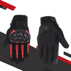 8 Prs Mens Full Finger Motorcycle Riding Gloves