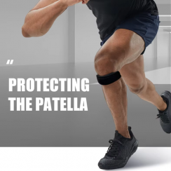 20 Pcs Knee Pain Relief Wide Patella Stabilizer Knee Support Band With Thickened Pad