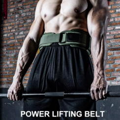 5 Pcs Powerlifting Gym Fitness EVA Squat Back Support Belt with Self Locking