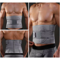 5 Pcs Sports Adjustable Back Brace Breathable Waist Lumber Support Belt